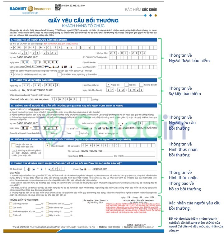 Hướng dẫn yêu cầu bồi thường bảo hiểm OSHC chi tiết và đầy đủ 3 Du học