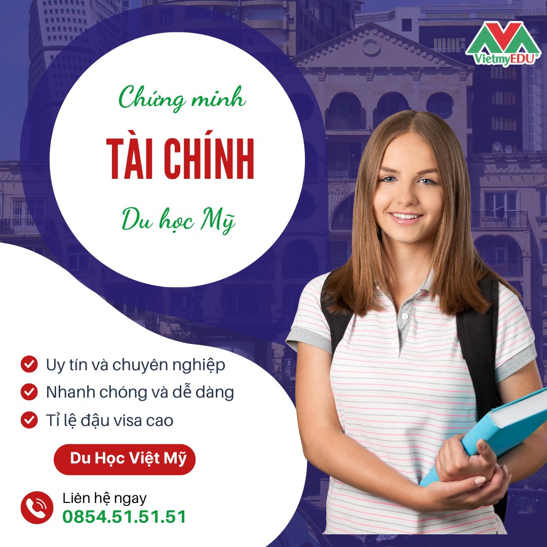 giấy tờ chứng minh tài chính du học mỹ