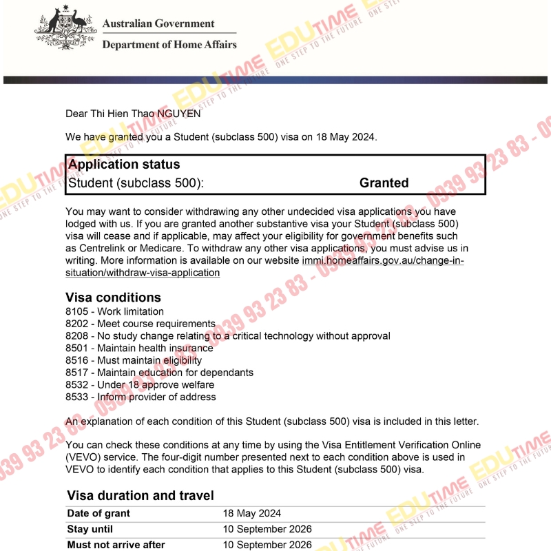 Hồ sơ xin visa du học Úc gồm những gì? Hướng dẫn chi tiết và giấy tờ cần thiết 5 Du học