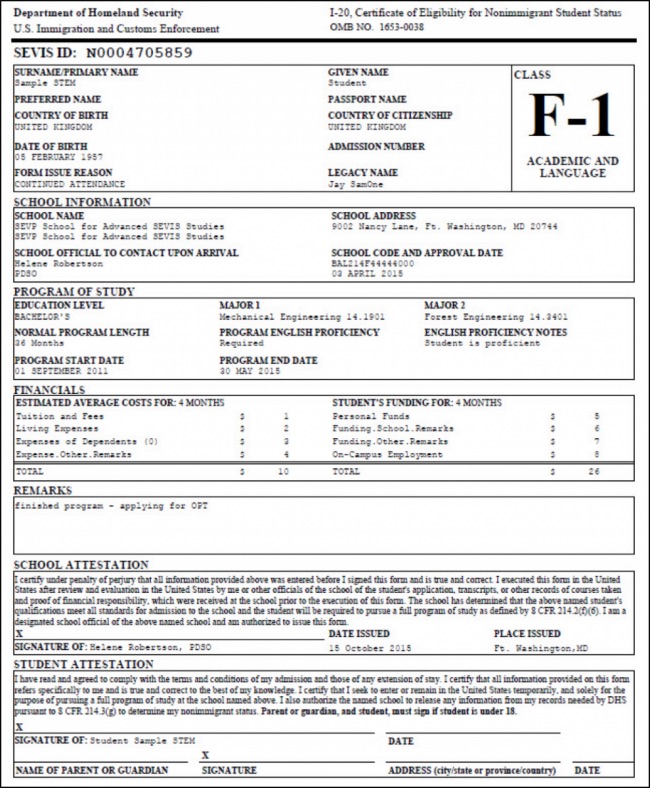 Hướng dẫn thủ tục xin I-20 Mỹ chi tiết từ trường học 4 thủ tục xin I-20 mỹ