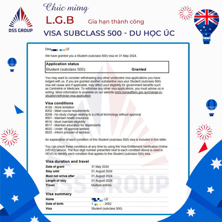 Visa 500 Úc Có Được Đi Làm Không? Quy Định và Quyền Lợi cho Du Học Sinh 6 Du học