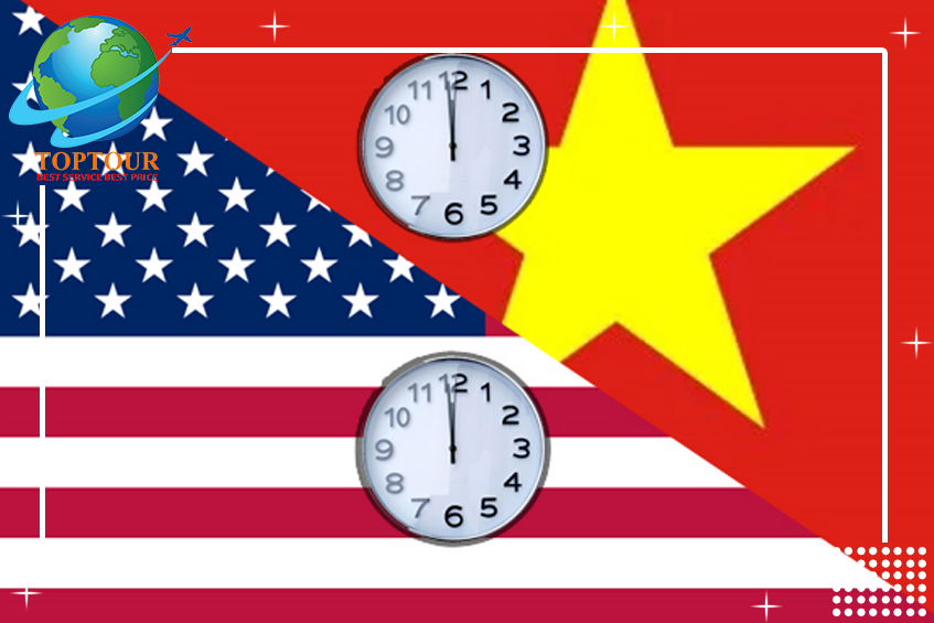 múi giờ mỹ so với việt nam