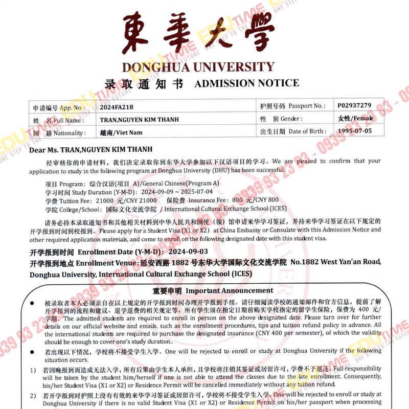 kinh nghiệm xin học bổng Trung Quốc