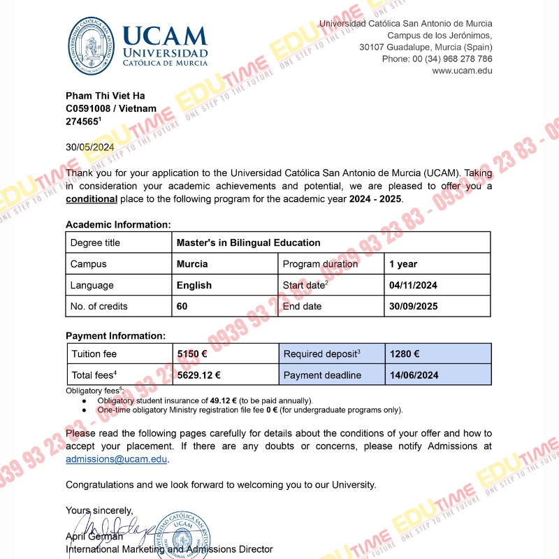 chi phí du học tại Tây An