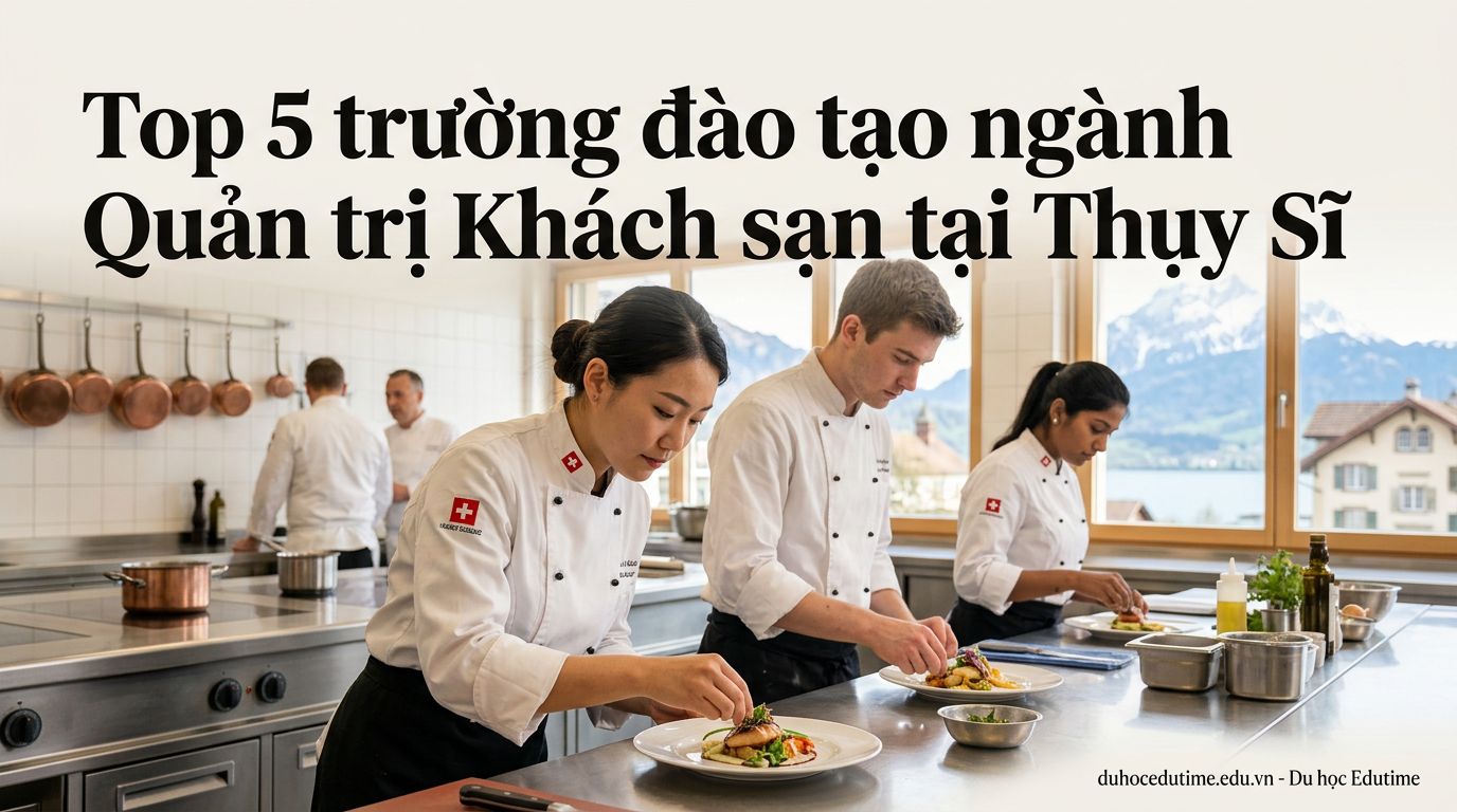 Du học Thụy Sĩ khóa nghề bếp khách sạn: Đào tạo, cơ hội thực tập và nghề nghiệp 5 du học thụy sĩ khóa nghề bếp khách sạn